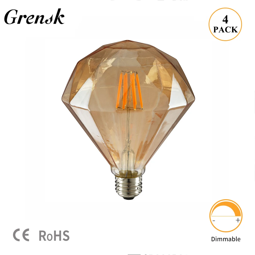 Buy Grensk Diamond Light Bulb E27 220V Dimmable Led
