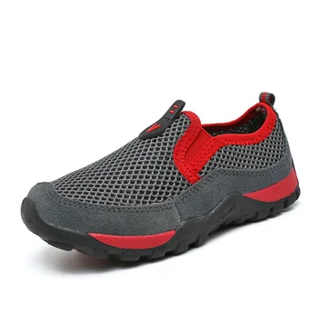 

Summer Outdoor Cushioning Light Boys Children Shoes Breathable Mesh Big Kids Shoes Fashion Casual Flats Girls Boy Shoe 28-40