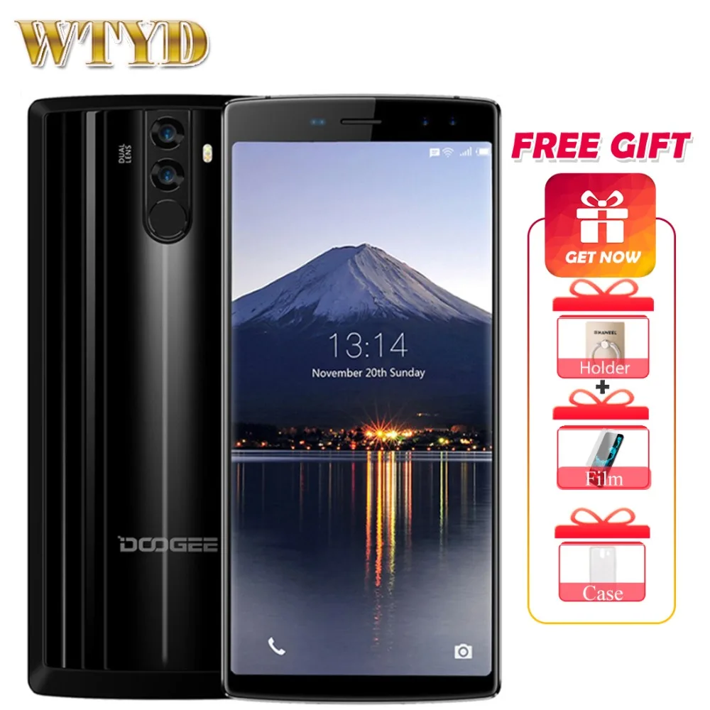 DOOGEE BL12000 mtk6750t восемь ядер 4G B Оперативная память 32 ГБ Встроенная Quad Камера 16 0 + 13 Мп