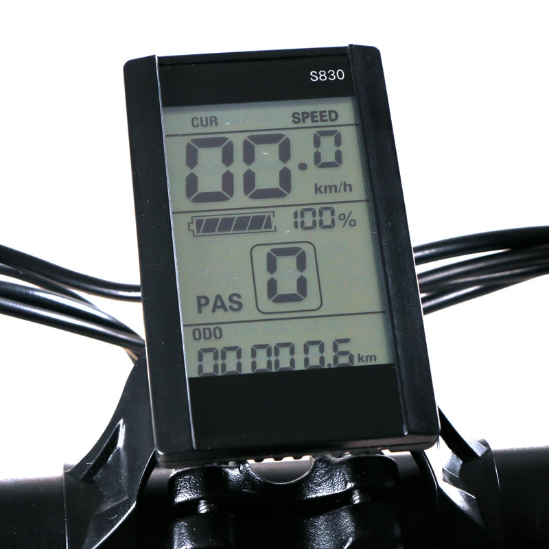 Top SAMEBIKE LO26 350W Motor Folding Electric Bike 48V 10AH Battery LCD Display Electric Bicycle With Front LED Light 6