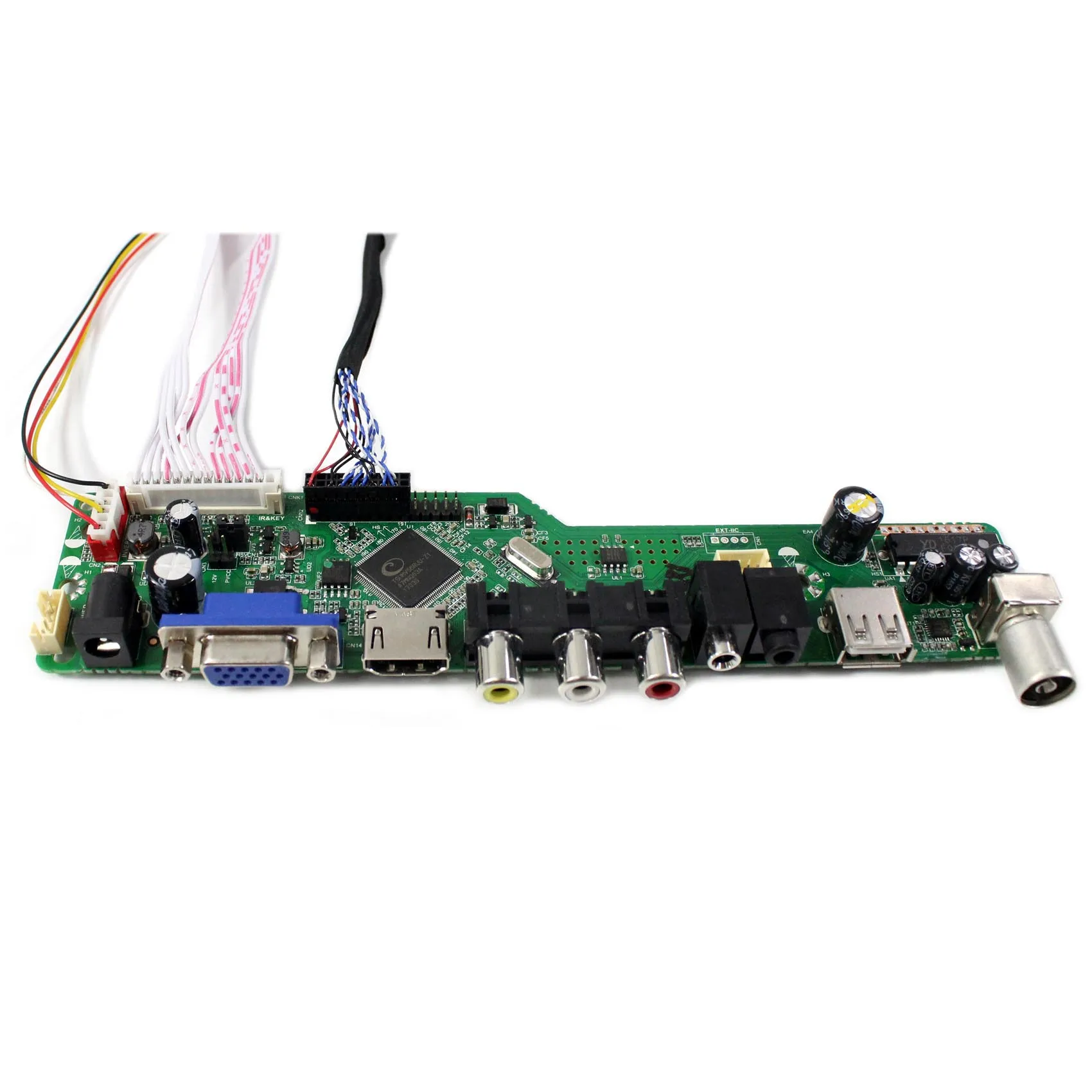 HD MI VGA AV USB RF ЖК дисплей плата контроллера с 7 дюймов 1024x600 HV070WS1 105 Экран|board board|screen