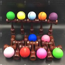 20 шт kendama темная ручка с резиновым шариком Профессиональная игра
