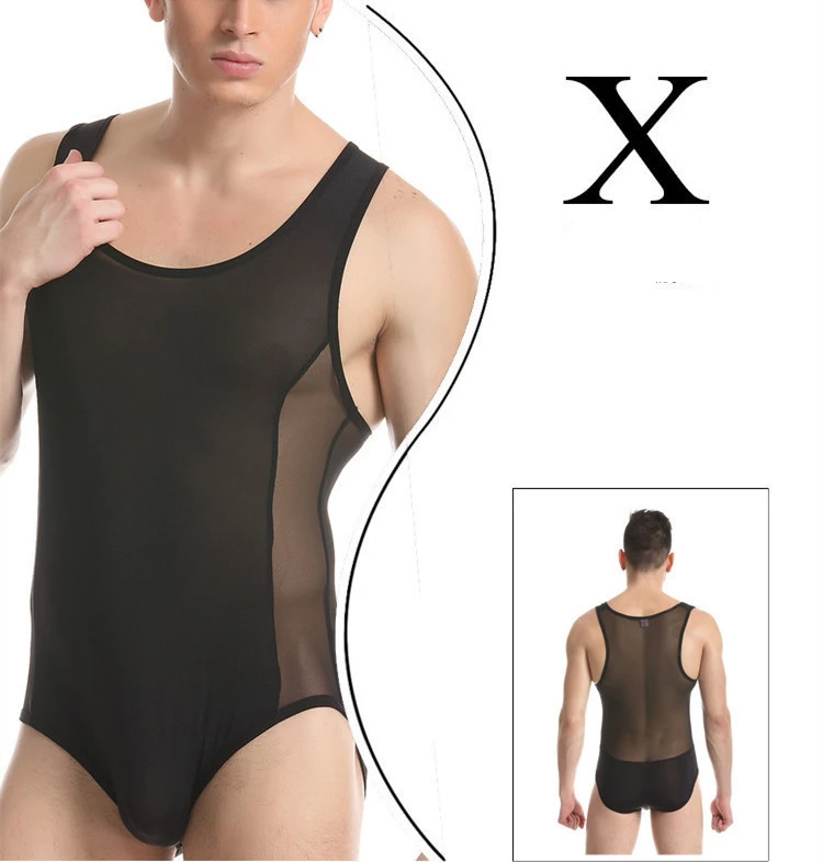 Sexy Herren Body Anzug Transparent Mesh Erotische Sheer Teddys Bodysuit Mann Fetisch Body Former Einem Stuck Sex Dessous Set Leotar Mens Body Suit Sheer Teddyteddy Bodysuit Aliexpress