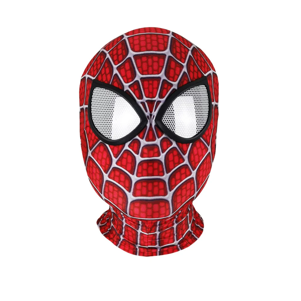 Новейшая маска Raimi Spider для косплея, маска супергероя с линзами, лайкра, маска Raimi Spdier