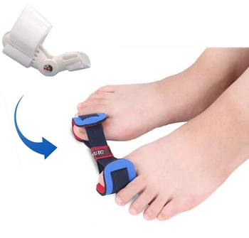 2 Pcs/lot Big Toe Bone Orthotics Device Hallux Valgus Orthopedic Toe Bunion Corrector Aid Splint Separator Toe Training Belt
