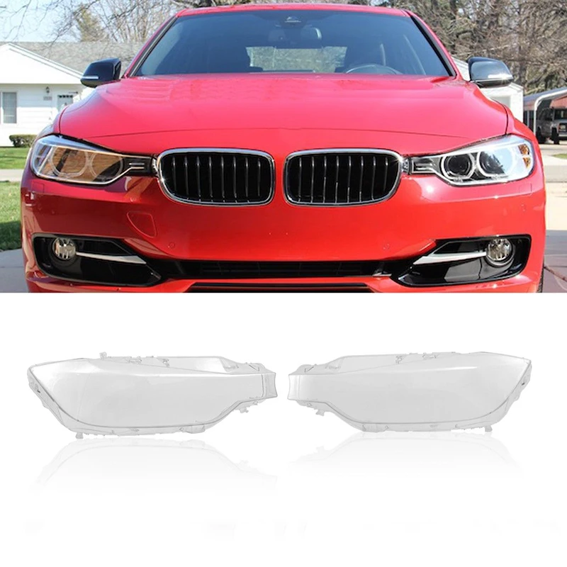 

1 Pair Front Left & Right Headlight Headlamp Clear Lens Cover Shell for 2013-2016 B.MW F30 F31 3 series Car Accessories