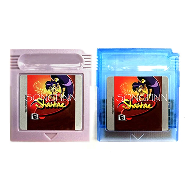 

Shantae Memory Cartridge English Spanish ESP Language for 16 Bit Handheld Video Game Console Card Accessories