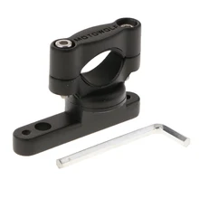 1 шт. черный Motowolf мотоцикл зеркало заднего вида вращающийся расширитель зажим держателя кронштейна