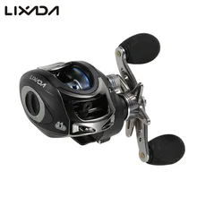 Lixada Рыболовная катушка 11BB шариковые подшипники высокая скорость GT 6,3: 1 левая/правая рука baitcasing Рыболовная катушка carretilha de pesca LMA200