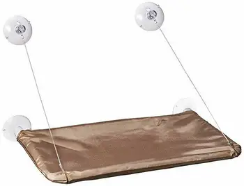 

Samincom Sunny Seat Window-Mounted Cat Bed Space Saving Cat Hammock 50 lbs