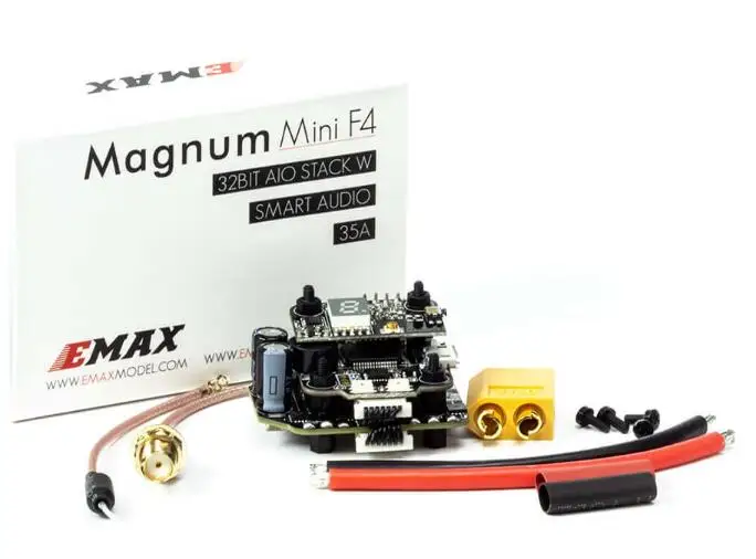 Emax Mini MAGNUM 2 F4 Контроллер полета MPU6000 6S BLHELI 32BIT 35amp BLHeli32 с возможностью ESC платы Датчик тока все-в-одном стек