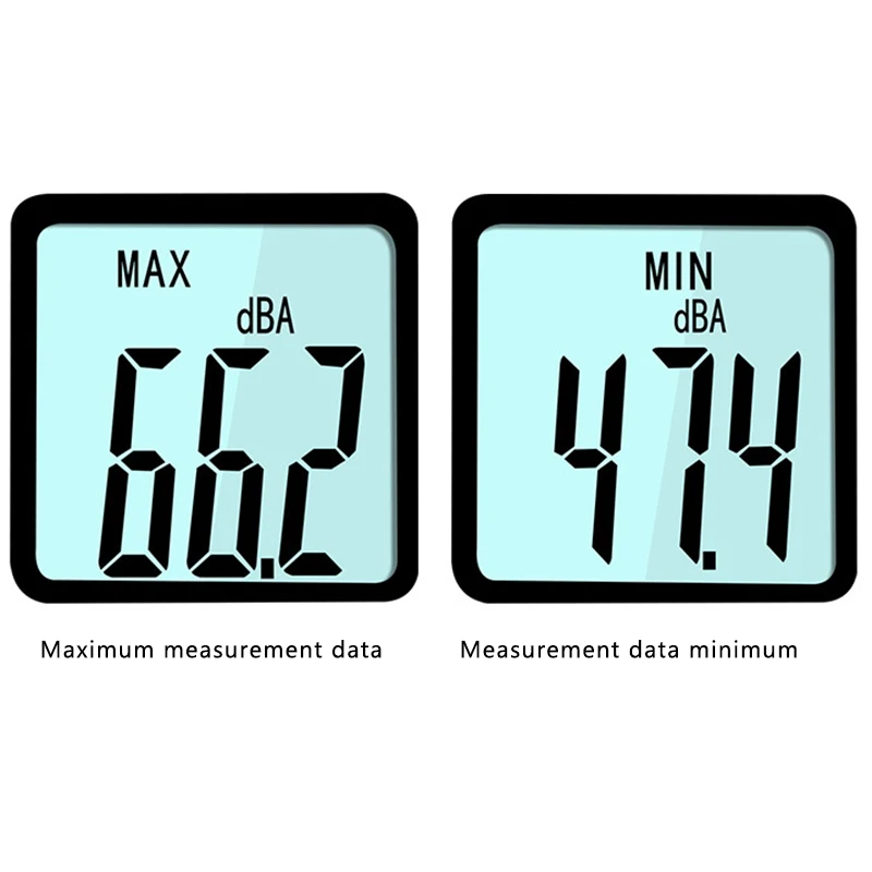 Цифровой измеритель уровня звука с ЖК-дисплеем, измерительный прибор для измерения уровня шума, тестер для мониторинга децибел, 30-130дб, USB сигнализация для хранения данных