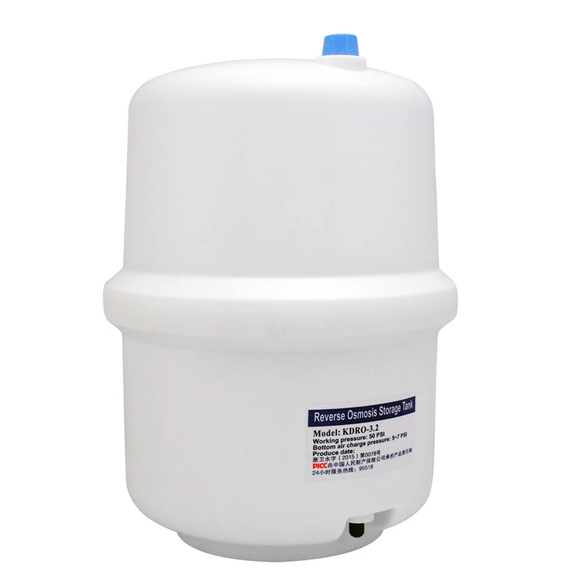 

Coronwater RO Tank 3 Gallon Plastic Storage tank for Reverse Osmosis System