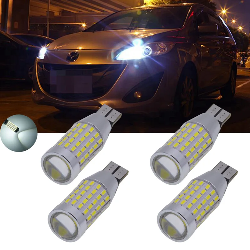 Katur 4 шт. T15 Размер W16W база Led CANBUS Нет ошибки для заднего хода резервный Светильник