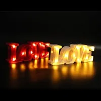 10 дюймов металлические в форме сердца светодиодный шатер знак светящиеся винтажные освещенные знаки подарок на день Святого Валентина свадебное внутреннее украшение