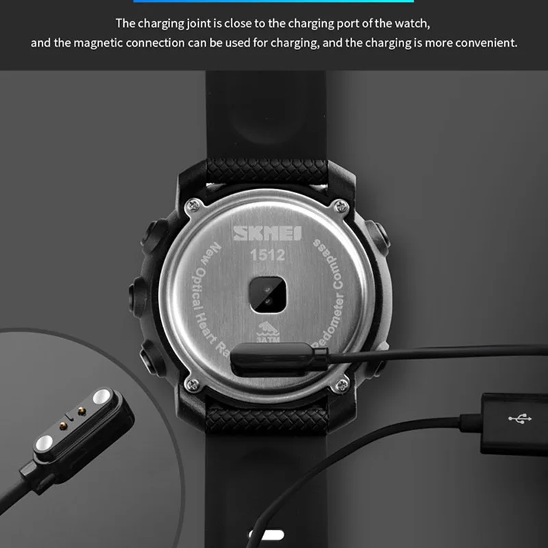 Смарт часы мужские спортивные водонепроницаемые умные для Android Wear OS IOS компас с