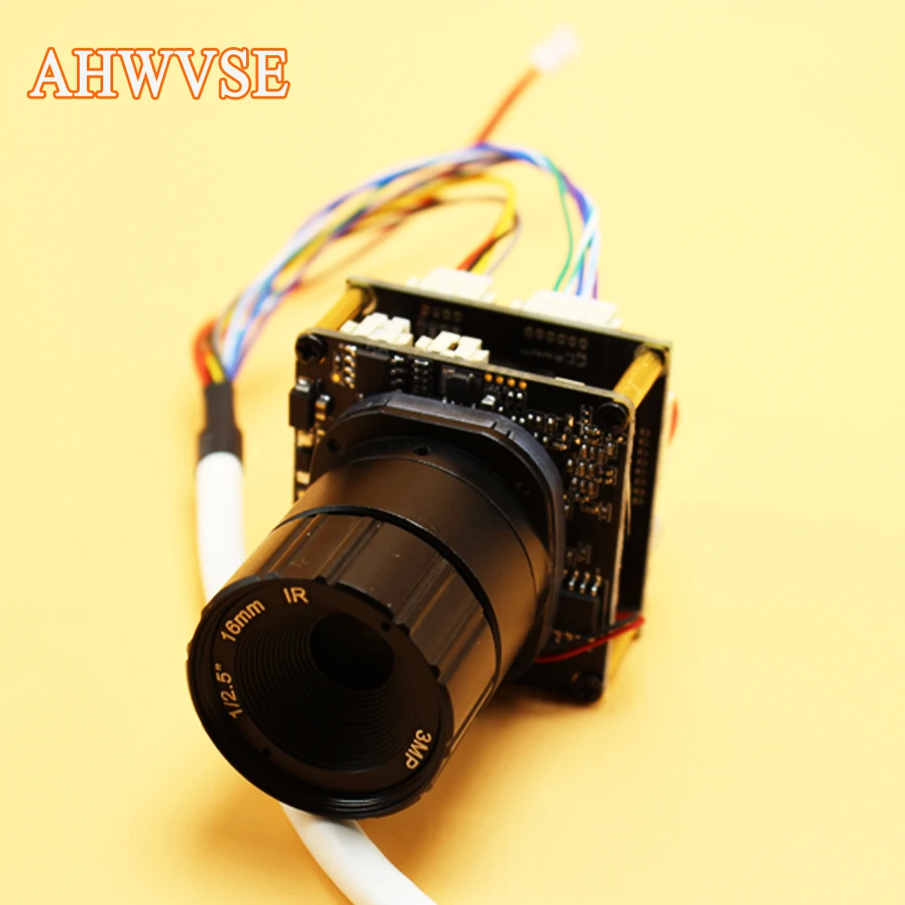 

AHWVSE 6pcs/lot HD 1920*1080P Mini PoE IP Camera Module with 3MP Lens 6mm