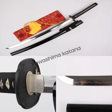 Handmade 1095 Carbon Steel Clay Tempered Samurai Sword Katana Sharp Edge Ready For Battle