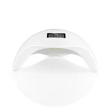 Горячая SUN5 светодиодная УФ-лампа для ногтей с ЖК-таймером и нижней сушилкой для ногтей