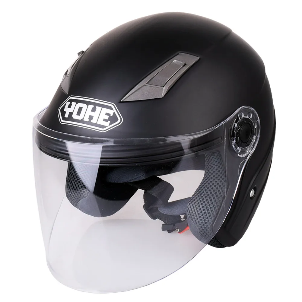 YOHE мотоциклетный шлем с открытым лицом Casco Moto Casque мото скутер шлемы матовые