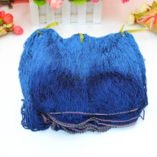 Latin-Dress Fringe Dip-Dye Ormbre Tassel Bottom-Trimming-Blue Rayon Samba-Wear Macrame-Loop