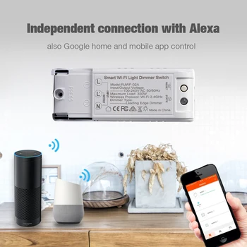 

Timethinker DIY Smart Switch Domotica Interrupter wifi Dimming Light Switch work for Alexa Google Home APP Remote Control