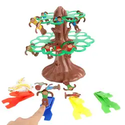 Новая настольная игра Happy Jumping Monkey подвесное дерево Детская развивающая обучающая игрушка