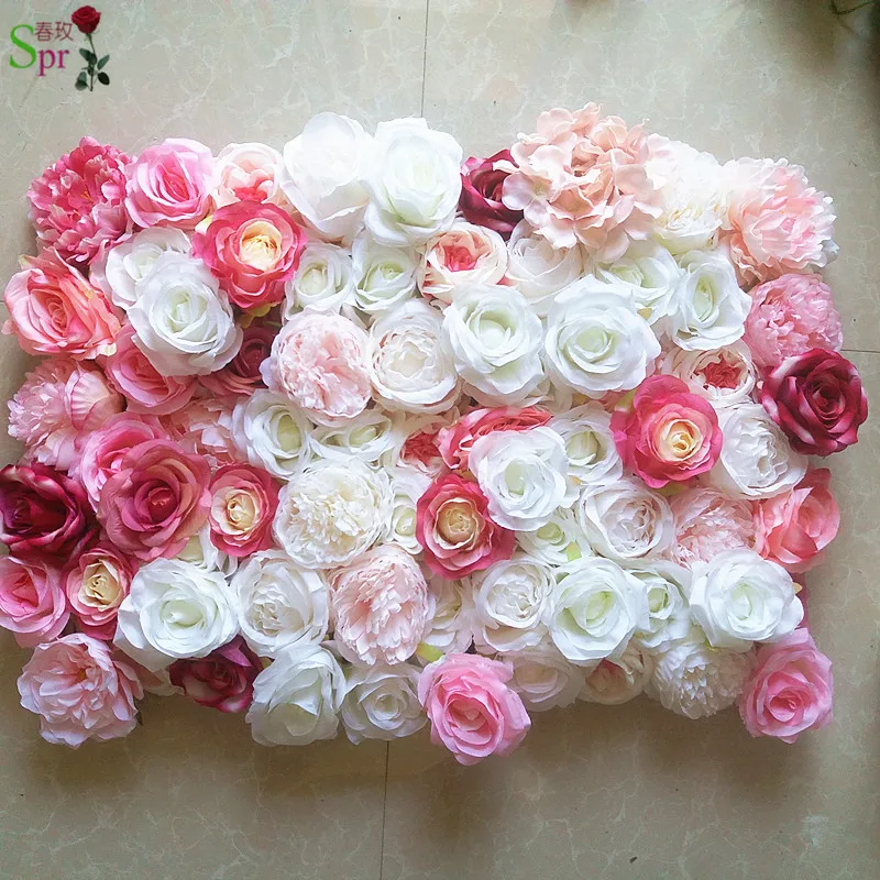 

SPR Free Shipping-10pcs/lot 3D high quality Artificial wedding occasion flower wall background arrangement flowers decorations