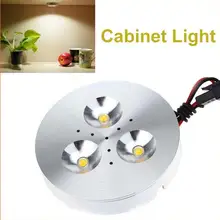 12 В 3 Вт Золотой светодиодный светильник шайба 300-330LM теплый натуральный холодный белый светодиодный светильник под шкаф s для дома/коммерческий светильник ing