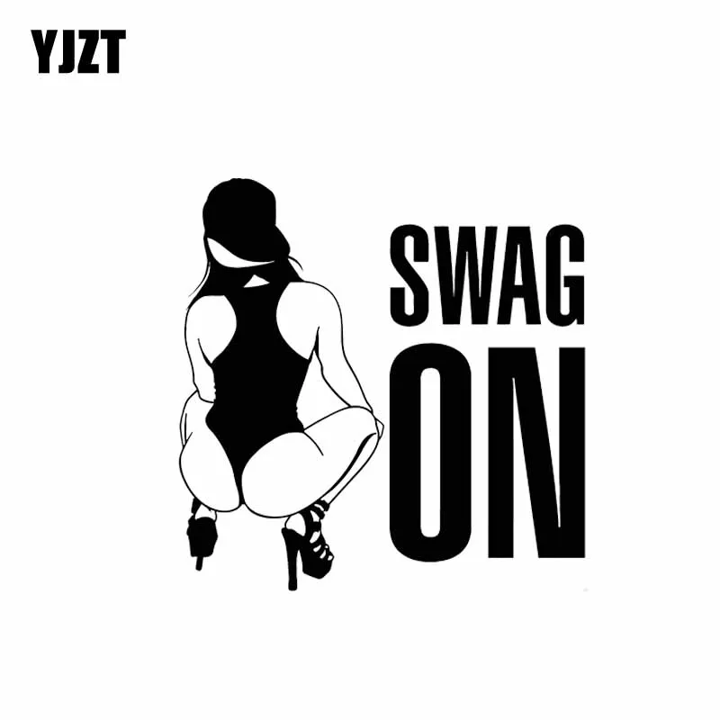 YJZT 14 6*14 6 см сексуальная девушка Swag на хорошее качество популярный дизайн крутой