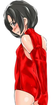 

Women Lady Sexy Leotard Cosplay Costume Arm Back High-necked Black Red Novelty