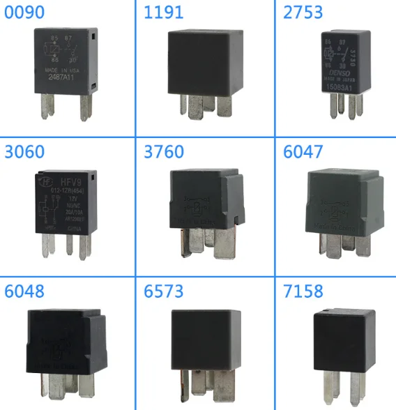 Автомобильные реле 12v 4pin 5pin для GM BUICK Chevy | Автомобили и мотоциклы