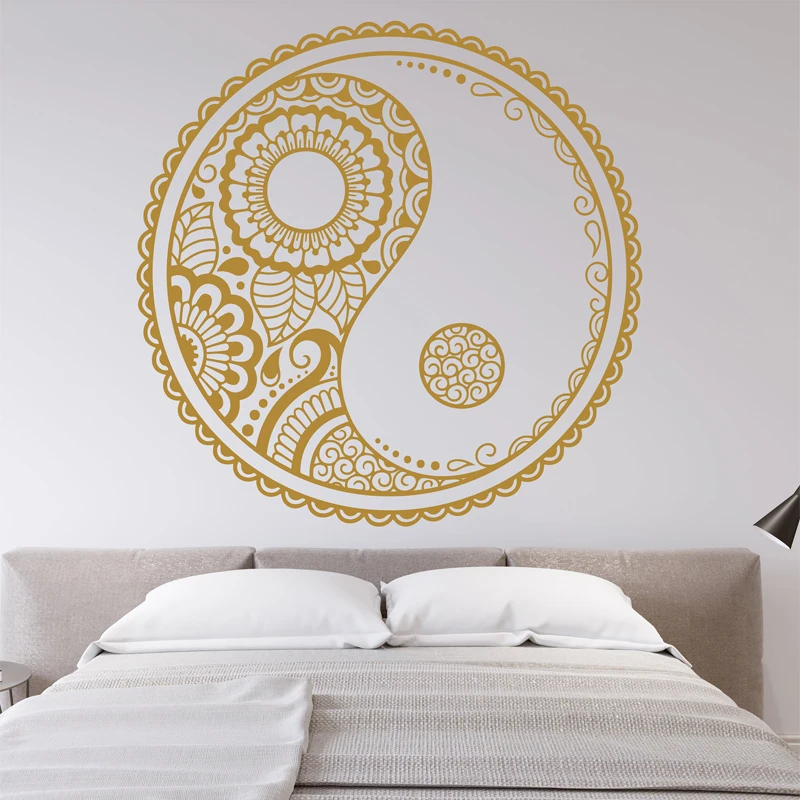 

Mandala Taoism Wall Sticker Living Room Decoration Bedroom Modern Beauty Poster Mural Decals Decor LY1321