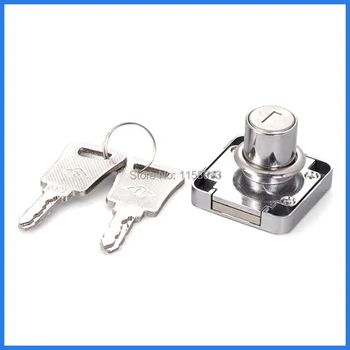

10 pieces 40mm * 40mm zinc base keyed alike flat key desk drawer lock furniture lock