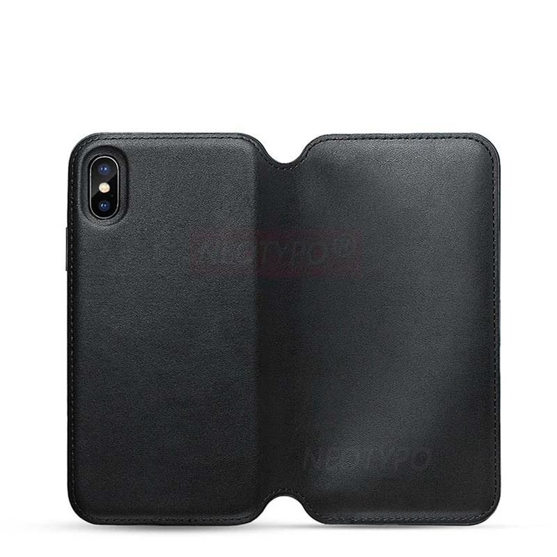 عالية الجودة جلدية فوليو واقية محفظة قلابة غطاء حقيبة لهاتف أي فون X XS ماكس XR 6 S 7 8 زائد غطاء كابا مع التجزئة مربع