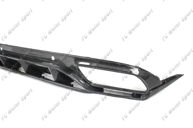2016-2018 Mercedes Benz C205 C63 Coupe OEM Style Rear Diffuser with Edition 1 Style Underboard CF (6)