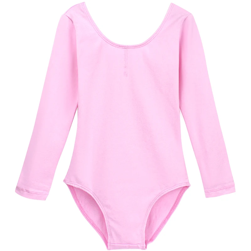 Girls Children Basic Cotton Ballet Dance Leotard Toddler Kids Gymnastics Leotard Open Crotch Closed Crotch Two Styles