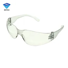 BINYEAE Free Shipping 5 PCS Safety Glasses Lab Eye Protection Protective Eyewear Clear Lens Workplace Safety Goggles Supplies