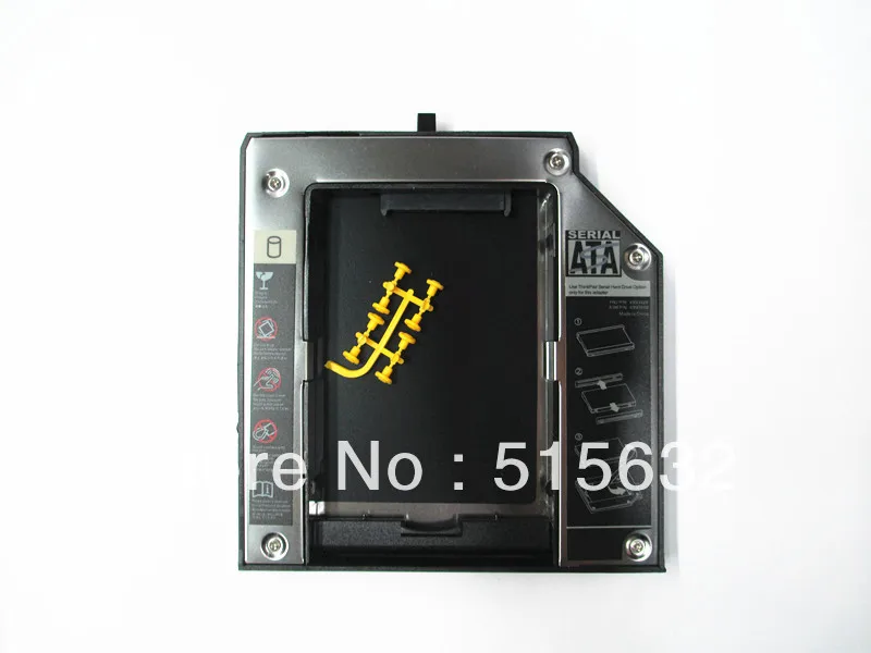 12 7 мм 2 й SATA HDD SSD жесткий диск Bay Caddy для Lenovo Thinkpad T420 T430 W530 T530|bay caddy|hard drive baydrive bay |