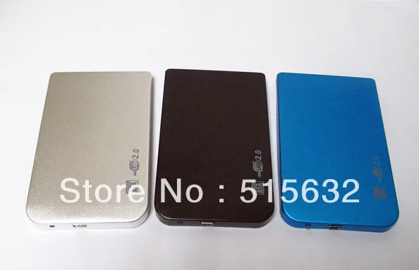 2," кабель для жесткого диска HDD внешний черный чехол для корпуса USB 2,0 ноутбук ПК четыре цвета