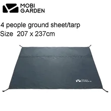 Mobi Garden/207x237 см 4-люди кемпинг подстилка палатка след брезент Водонепроницаемый