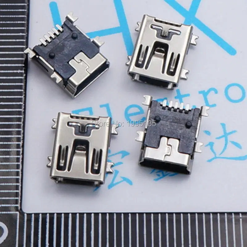 

20pcs Mini USB connector SMD USB Data interface 5PIN 5 needle mini Micro usb socket Free shipping