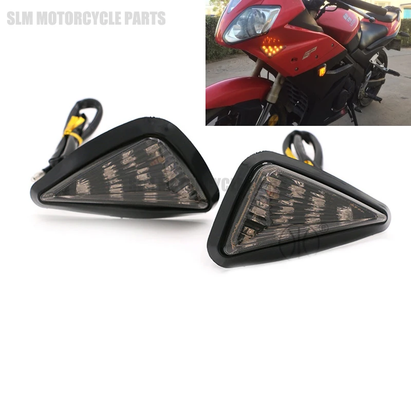 

2pcs 12v Universal Motorcycle LED Turn Signal Lamp Change Direction Light for Yamaha YZF 600 1995-2007 R6 1999-2007 R1