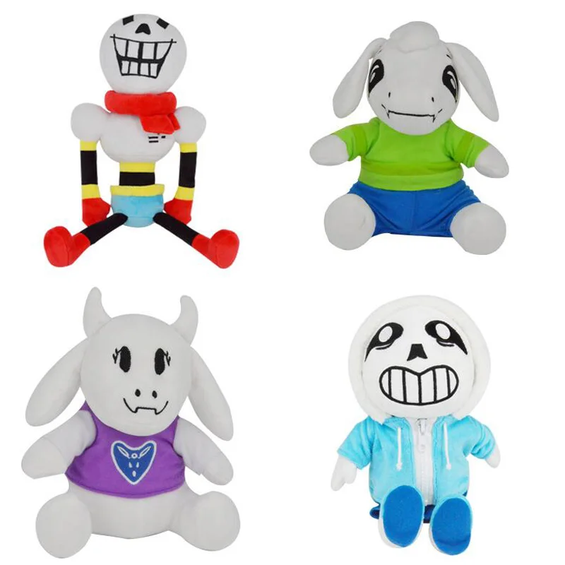 Treeby Undertale Plush Doll Toys Cute Cartoon Papyrus Sans Toriel Asriel For Children Kids Birthday Gifts 4 Style | Игрушки и хобби