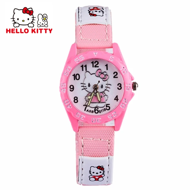 Cartoon Hello Kitty Watch Girl Hours Children Gift Quartz Baby Wrist Watch Kids Cartoon Hello Kitty Watch Girl Hours Children Gift Quartz Baby Wrist Watch Kids