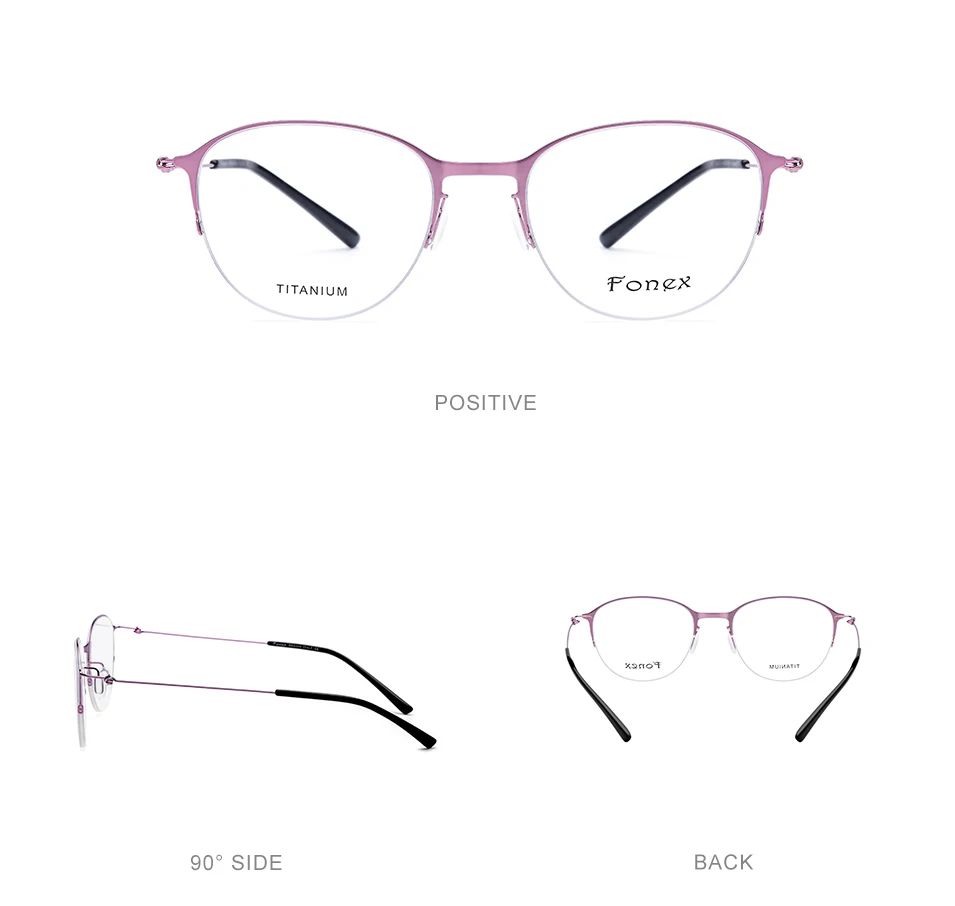 Титан очки рамки для мужчин Круглый Сверхлегкий рецепт очки женщин Близорукость оптический 2018 новый корейский безвинтовое
