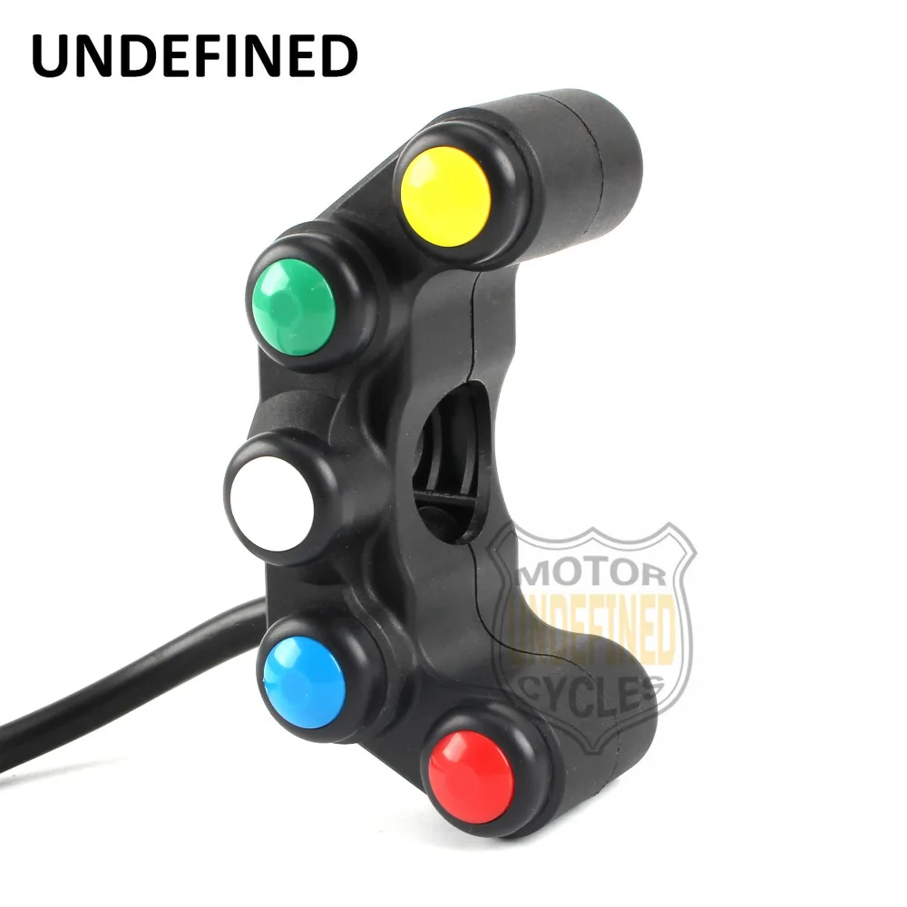 Buy 5 Button Motorcycle Parts Switch Button 7/8'' 22mm