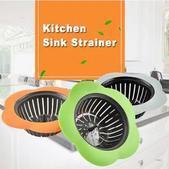 

Hot Flower shaped Silicone TPR Kitchen Sink Strainer Bathroom Shower Drain Sink Drains Cover sink colander Sewer Hair Filter