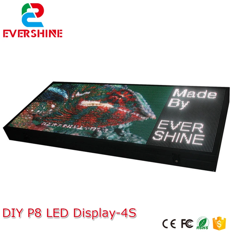Хорошая группа! DIY Kit светодиодный дисплей включает P8 SMD3in1 30 шт. светодиодные