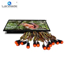 Поддержка один/все повторно 14 дюймов металлические кнопки управления открытая рамка цифровая панель